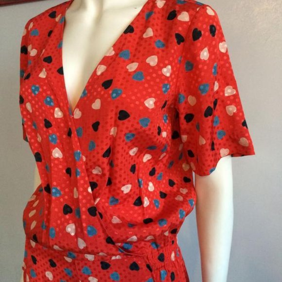 NWOT See by Chloe Romper In Heart Print - Picture 5 of 10